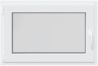 vidaXL Finestra da Cantina RISOR 90x70 cm Anta ribalta DIN Sinistra Bianca