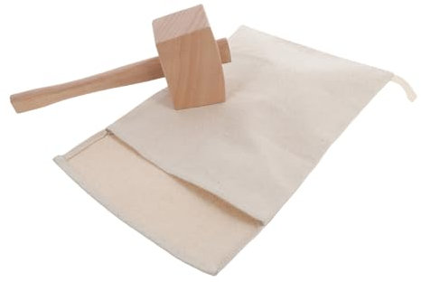 Gatuida 2pcs Cotton Ice Bag Mallet Ice Hammer Mallet Scraper Crushing for Bars