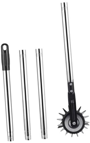 HANABASS 1set Tagliabordi Manuale Rotante Con Ruote Per Prati Bordatura e Strumento Da Giardino Ergonomico Per Rimuovere Erbacce e Mantenere Un Aspetto Ordinato Del Tuo Prato