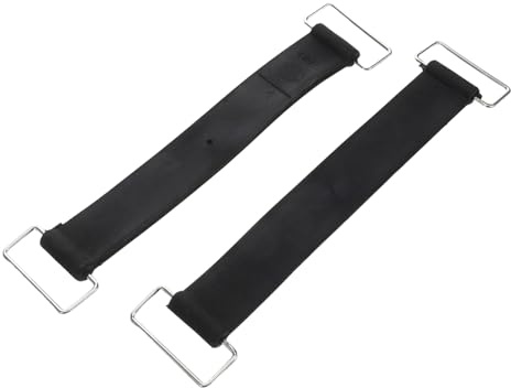 ZUNOXAZ 2 piezas Correa Fijación Batería Reutilizable Goma Antideslizante Rápido Compatible Motos Coches Barcos
