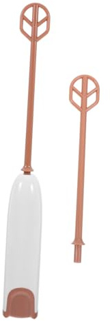 BAZEITFLOW Frusta Elettrica Portatile per Latte in Polvere Miscelatore Manuale Leggero per e Bevande Strumento da Cucina Fili per Formula Infantile con Aste Smontabili Colore
