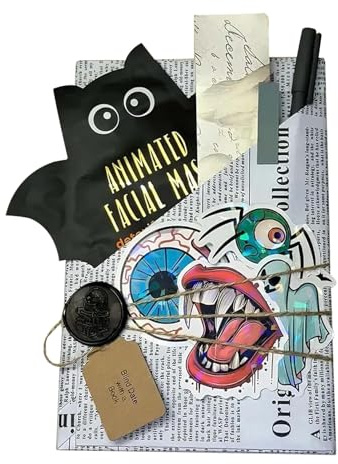 Halloween blind date med en bok överraskningsset – mystisk läsbok | Skräcklig läsgåva ungdomar vuxna
