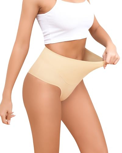 Levao Perizoma Modellante Donna Pancera Mutande Vita Alta Contenitive Slip Invisibile Dimagrante Intimo Thong Tanga Pancia Shapewear
