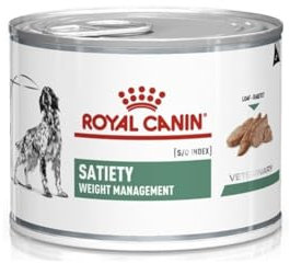 Royal Canin Veterinary Satiety Weight Management | 12 x 195 g | Diätalleinfuttermittel für adulte Hunde | Kann zur Verringerung von Übergewicht beitragen | Hoher Proteingehalt
