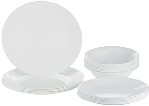 Corelle Bella Faenza 18 Piece Dinnerware Set - White
