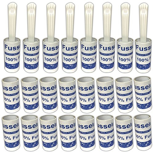 HAC24 8X Fusselroller inkl. 16 Ersatzrollen Fusselrolle Fusselentferner Tierhaare