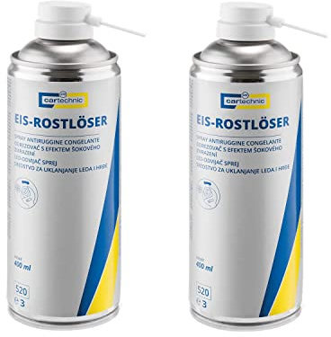 CARTECHNIC 2X EIS-Rostlöser Eisspray Rostumwandler Super Crack Kriechöl 400ml