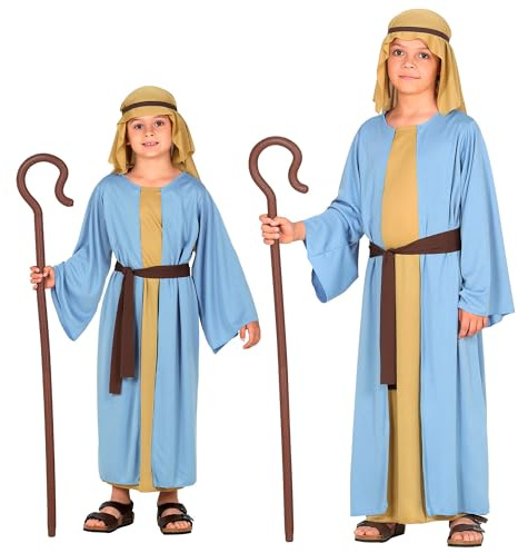 W WIDMANN MILANO Party Fashion - Costume enfant berger, crèche, Noël, Carnaval