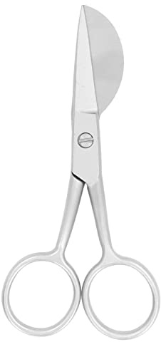 Cisailles à Moquette à Touffeter, Ciseaux de Découpe Portables en Acier Inoxydable, Mini Outils de Coupe Précise pour Travaux de Tapisserie (Argent)