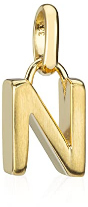 NKlaus Kettenanhänger Buchstabe A–Z, klein, 333 Gelbgold, 8 Karat, 1 Stück | Als Amulett und Talisman für Kinder und Damen