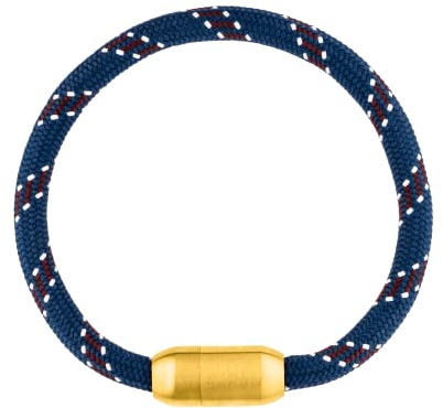 Purelei Herren Surferarmband aus Baumwolle & Edelstahl – Unisex Magnetarmband, Paracord Stil, Wasserdicht, Onesize, Langlebig, Geschenkidee für Männer & Frauen
