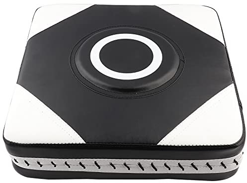 Agatige Boxing Focus Target Bag, PU Wall Punch Boxing Trainingstasche Focus Target Wall Fighting Pad Training Fitness Equipment Bag Für Taekowndo Martial Arts(Schwarz+Weiß)