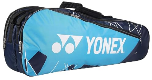 YONEX Badminton Kitbag BT5 | 2 Reißverschlussfächer zur Aufbewahrung von 3 Schlägern und Kleidung |