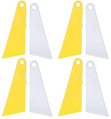 Klebestifte, Applikator, Streuer, Klebeplatte, Klebestift, 8 Stück, Schaber, Gelb, Breit, weiß, Kunstleder, Polymer-Heißklebestift, Heißklebestift, Kunstkleber, Pasten