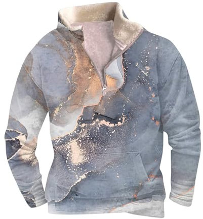 KONG JIMFAN Gronkowski Trikot Hoodies Vintage Herren Hoodie Hellblau Herren Sweatjacke 5XL Genshin Shirt Pink Tunika Hoody Gelb Herren Strickjacken Rot(Light Gray,M)