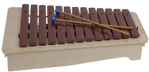 Xylophon-Instrument Für Erwachsene Xylophon-Instrument High-School-Bass Kastenförmiges Modifiziertes Xylophon Synthetisches Klavier-Schlaginstrument Mit 13 Tönen(XL13B-H)