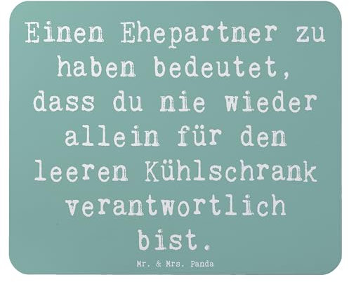 Mr. & Mrs. Panda Mauspad Spruch Ehepartner Team - Geschenk, Zusammenleben, Designer Mauspad, Verwandte, Mousepad, PC Zubehör, einzigartige Designs,