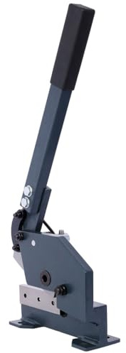 STANSS 10-Inch Sheet Metal Plate Shear, Throat Industrial Cast-Iron Metal Roller with Solid Steel Frame, Mounting Type Metal Shear,for Cutting Sheets and Bars, High Precision Manual Hand Plate Shear,1