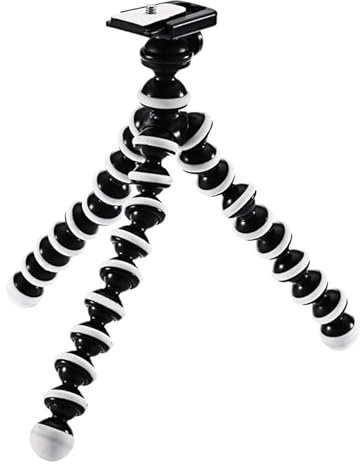 REFLEX CAMERA Mini Gorilla pod Stand – Flexible Adjustable Octopus Tripod for Phone & Camera, 1/4 Screw Mount, Lightweight Portable Tripod for Vlogging, Travel, Photography & Video Recording