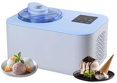 JUNCHENG1008 Ice Cream Maker Ice Cream Machine 1.2L Large Capacity Compressor Refrigeration Household Fully Automatic Ice Cream Ice Cream Machine Soft Serve Machine