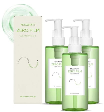 Beifuß Film Cleaning Oil, Koreansk rengöringsolja för porer djuprengöring | Ingen porhinder, Delikat Ansiktsrengöringsolja, Tar bort noggrant smink och svarta fläckar