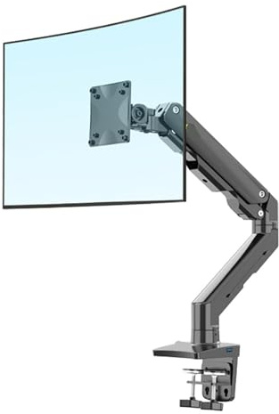 NBYGSC G50 Mechanical Spring Arm 27-45 Inch Curved Screen Desktop Monitor Stand 5-16 kg Ultra Wide Monitor Stand