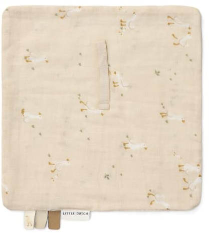 Little Dutch Schnullertuch Schmusetuch Little Goose beige - Newborn Naturals