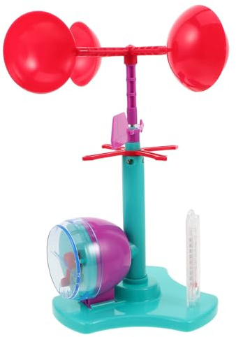 MUSISALY Wind Vane Anemometer with Wind Direction Indicator STEM Science Experiment Science Projects Teaching Aid for Classroom
