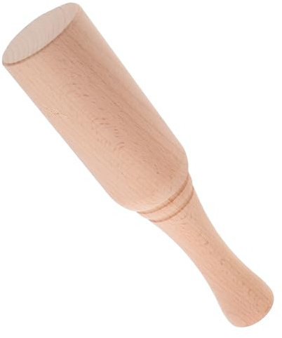 IDEANATEGRATE Maillet en Hêtre pour Travail du Cuir Bois, Outil Multifonction Portable, Maillet de Sculpteur Robuste pour Leatherworking et Bricolage