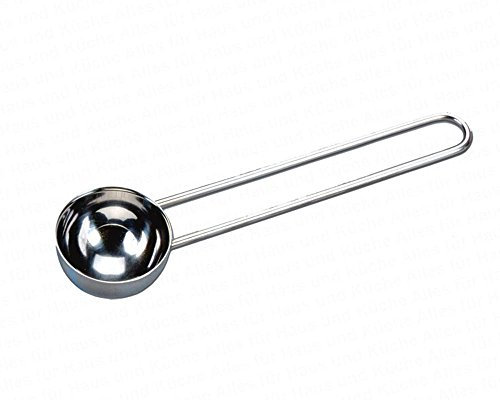 chg Kaffeemaß aus rostfreiem Edelstahl, Silber, 15,5 x 3,8 x 2,8 cm, 8063-00