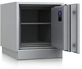 Datensicherungsschrank, feuersicher - Sicherheitsstufe VDMA A + S2 + S 60 DIS - Außen-HxBxT 635 x 563 x 755 mm - Datensicherungsschrank Datensicherungsschränke Dokumentenschrank Papiersicherungsschrank Papiersicherungsschränke Safe Sicherheitsschrank