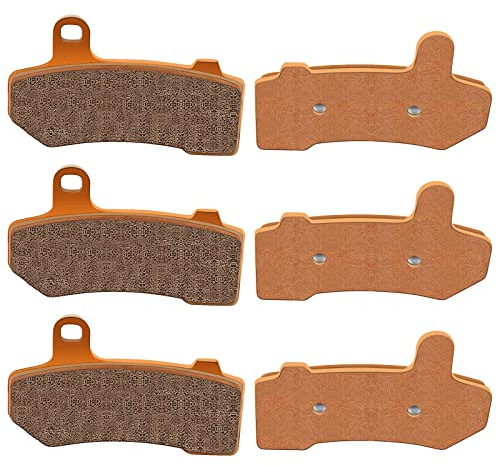 ECCPP Brake Pads Fits 08-22 FLHR Road King, FLHTCU Ultra Classic Electra Glide, FLTRX Road Glide, FA409 Front and Rear