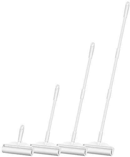 Pet Hair Remover Roller, AISIR Lint Roller with 1 Adjustable Detachable Handle + 9 Refills, Animal Hair Removal Brush, Easy to Clean the Pet Fur from Carpet, Furniture, Clothes, bedding, Sofa.