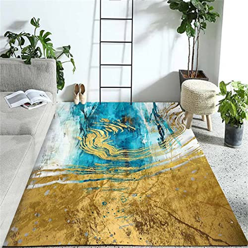 RUGMRZ Weicher Teppich modernes Wohnzimmer abstrakt maschinenwaschbar personalisierbar Teppich auslegeware Kurzes Haar esszimmer teppich200X300CM/6ft 7''X9ft 10''
