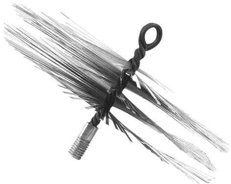 BAUSTER® Schornsteinbesen aus Blech Federstahl 200 mm Flach Kaminbesen Rußbesen Kaminbürste Kaminreiniger Gemauerte Schornstein Kamin Verschiedene Größen Holzofen Zubehör und Kohleherde