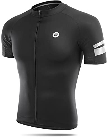 ROCKBROS MTB Cykel T-shirt, Sommartröja, Kortärmade 3D-sömmar, Herrdräkt Kvinna Unisex