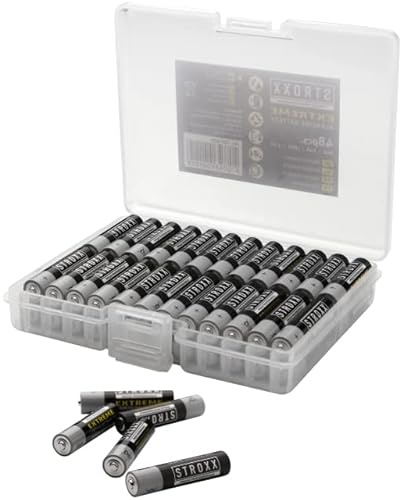 STROXX® 48x AA Alkaline Batterie Extreme Batterien | Leistungsstark | Ultra-Premium | Vorratspack | LR03 | LR6 |