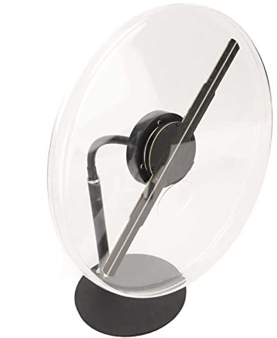 Proiettore pubblicitario olografico modello desktop 3D, 1200 giri/min 16 GB 256 perline LED, 256X1024 176 gradi, videoproiettore olografico per centri commerciali, supermercati, negozi(Unione Europea)