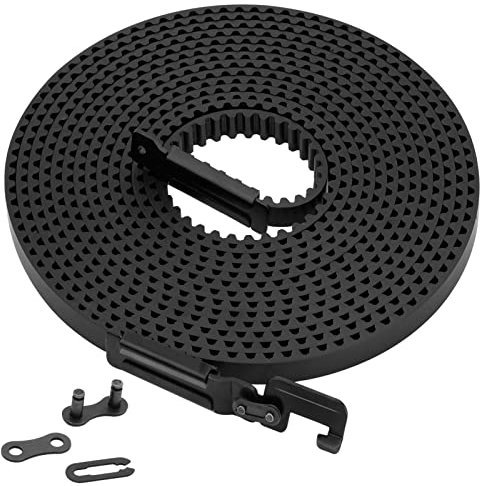 41A5434-13 - Abrepuertas de garaje con transmisión por correa, 41A5434-13A, correa de puerta de garaje de 255 pulgadas para puertas de garaje de 8 pies, compatible con los modelos Chamberlain Sentex