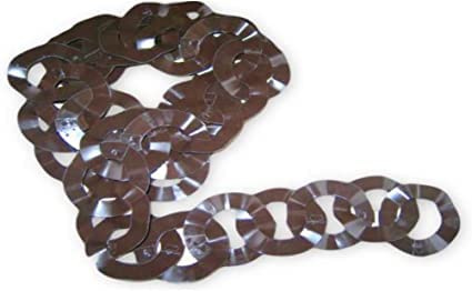 Catena Scarico pluviale abbellimento gocciolatoio o buttavia per drago ornamentale (PICCOLA CATENA ALLUMINIO -TESTA DI MORO)