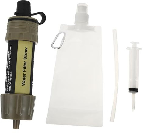 Purificateur D’eau Portable Mini pour Extérieur, Abs Vert