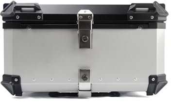 ASICPLB Motorrad Topcase für Honda NT1100 NT 1100, Motorrad Heckkasten Heckbox Multifunktionale Motorrad Heck Aufbewahrungsbox für Motorräder Motorrad Kofferraum, 65L- Silver