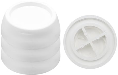 ANCLLO 4-pack stötdämpande tvättmaskiner, basfotkuddar, antivibrerande gummifötter för torktumlare, kylskåp, löpband, bord, stol