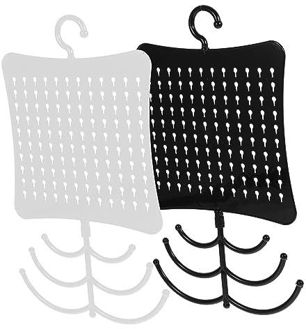 KOMBIUDA 2stücke Schmuck Organizer Wandhalterung Für Halsketten Und Ohrringe Kreative Platzsparende Lösung Mit Löchern Für Ordentliche Aufbewahrung Von Schmuck