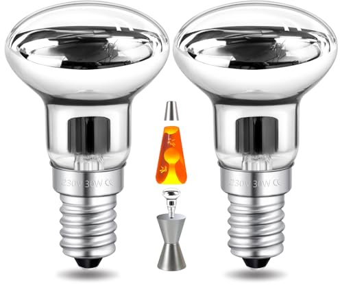 SCNNC Reflektorlampen e14 r39 für Lavalampen, 2 Stück