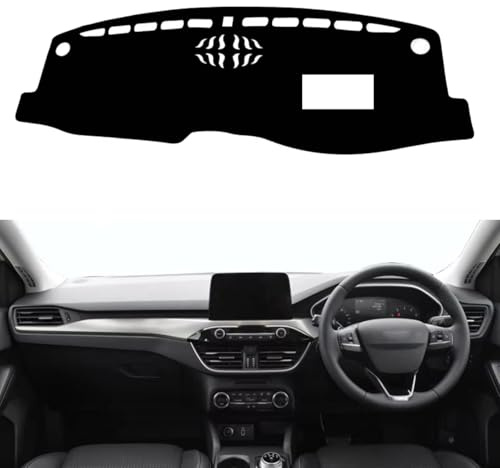 HQQIJOSV Fit For Ford Focus 4 2019 2020 With HUD,Dash Mat,Dash Cover Mat,Nonslip Dashboard Cover Mat,Dash Cover,Car Interior Accessories