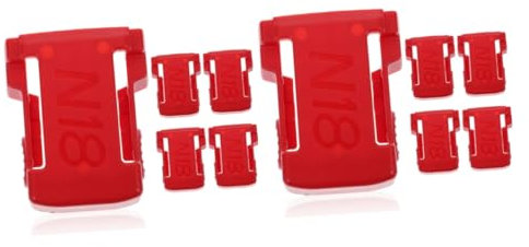Angoily 2 Sätze Batterie Lagerregal Lithium Batterie Kabelkette Wasserdicht Aufhängung Flexibles Kabel Flaschenzugschutz Halterung 5 Stück * 2