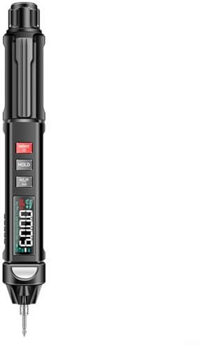 Entgoinggo Digital Pen Multimeter, A3009 Multimeter with Voice Broadcast, NCV Detection, VA Display, Phase Flashlight Multi Testers(A)