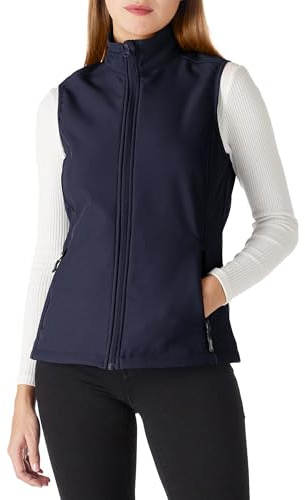 Outdoor Ventures Women's Softshell Gilets Waterproof Sleeveless Jackets | Ladies Lightweight Gilet Windproof Warm Fleece Body warmers Stretch Outwear with 4 Pockets, Running, Walking, Hiking, Cycling