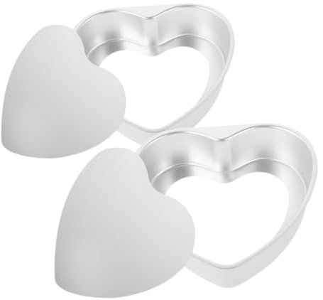 Zerodeko 2pezzi Stampo Torta Forma in Alluminio Teglia Da Forno Con Rimovibile Per Cheesecake e Dolci Per Speciali